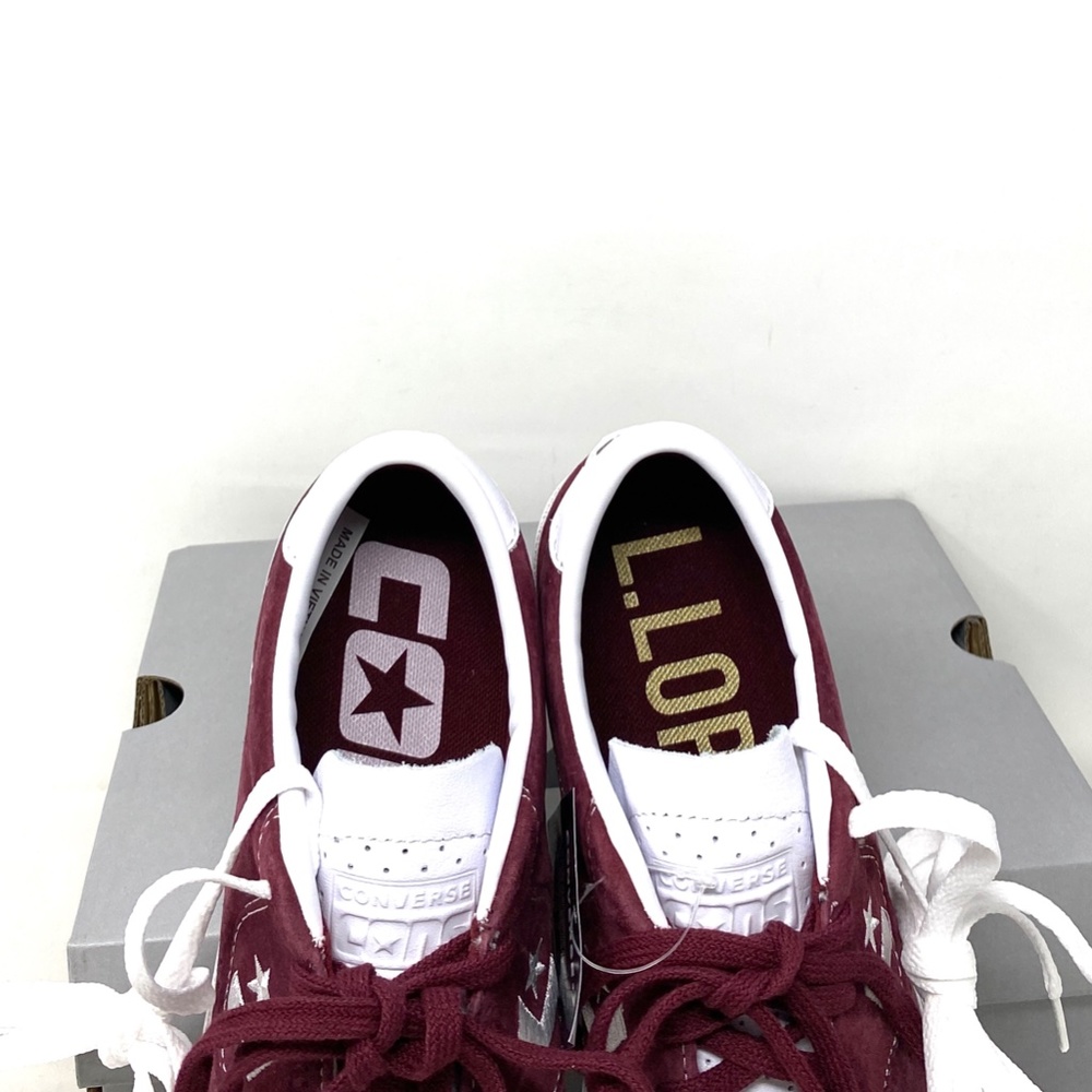 Converse CONS Louie Lopez Pro OX Low Top Bordeaux Suede Women's Sneakers 171329C - Picture 5 of 11